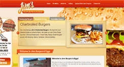 Desktop Screenshot of jimsburgersandeggs.com